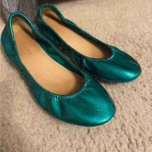 Emerald Tieks Ballet Flats